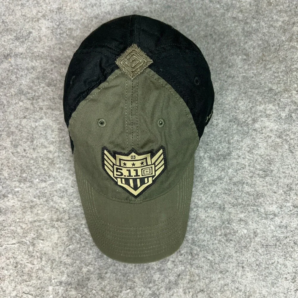 511 Tactical Mens Hat‎ Cap Strapback Green Black Military Utility Casual Logo